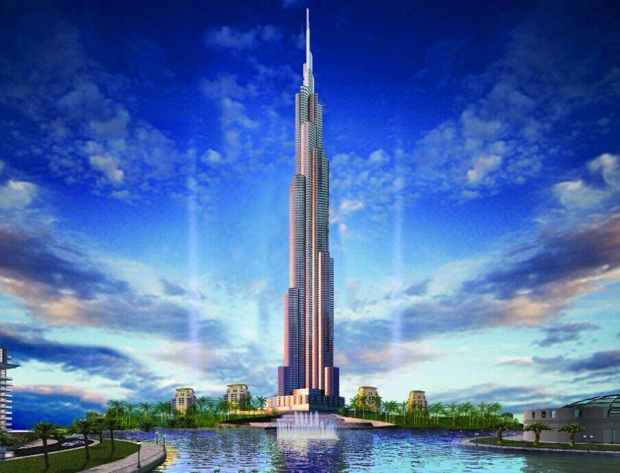 迪拜哈利法塔圖